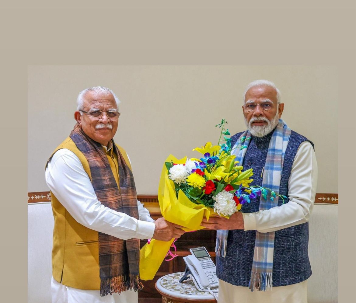मनोहर लाल ने की प्रधानमंत्री से मुलाकात